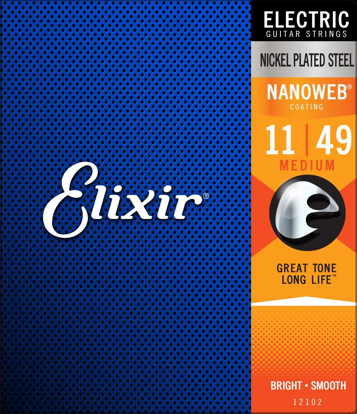 Elixir 2102 Nanoweb Electric Guitar Strings 11/49