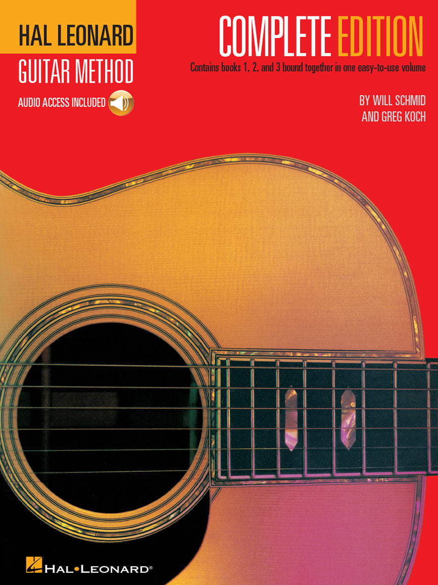 Hal Leonard Complete Guitar Method Book - Best-Seller. includes Audio Access