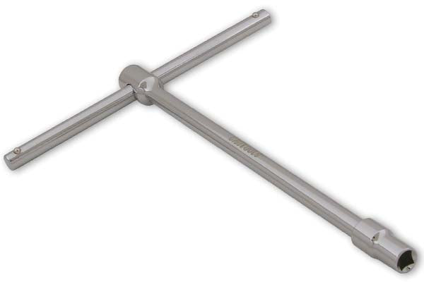 T shape, long reach Drum Key by GrooveTech USA. GTDK1