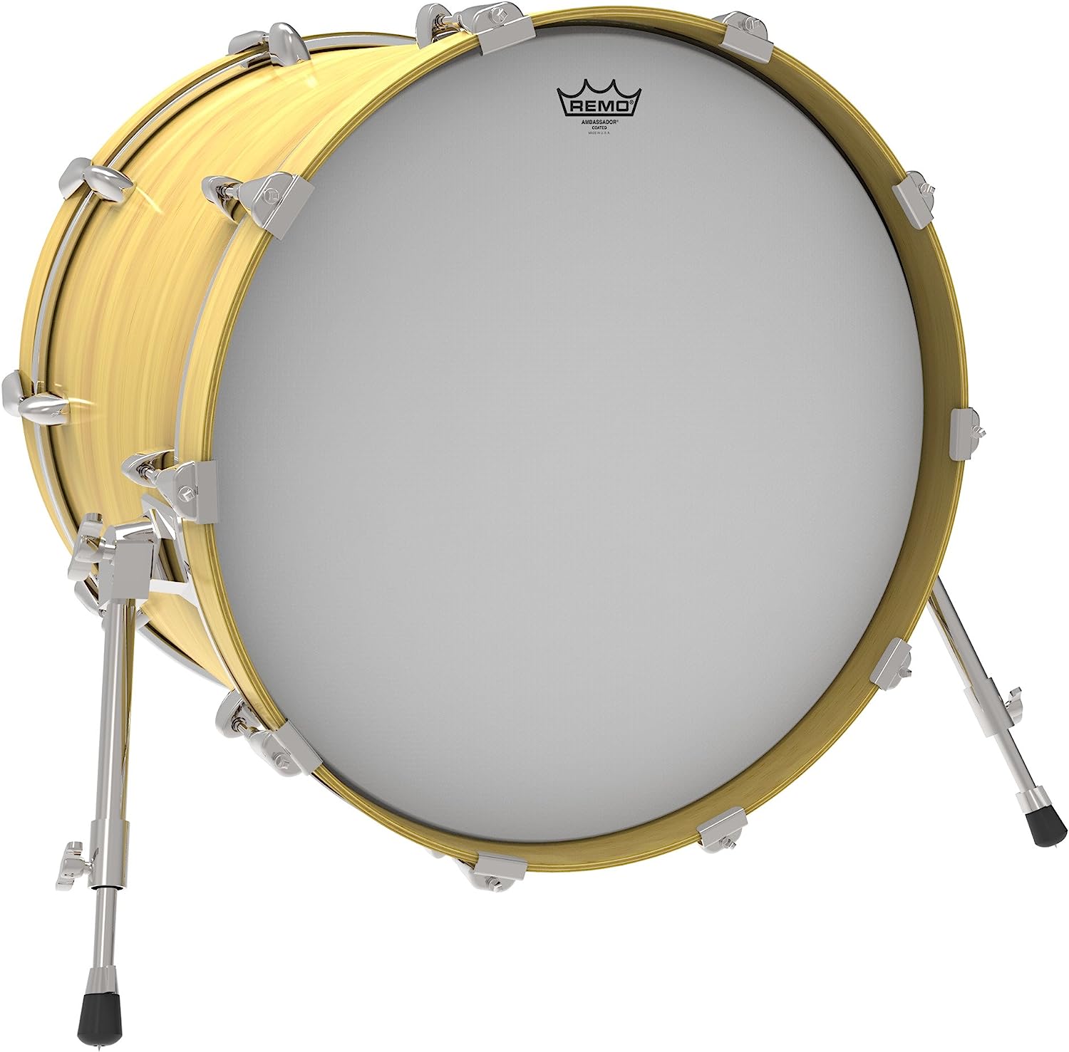 Remo BR-1124-00 Bass Ambassador, Coated Drum HEad, 24 inch