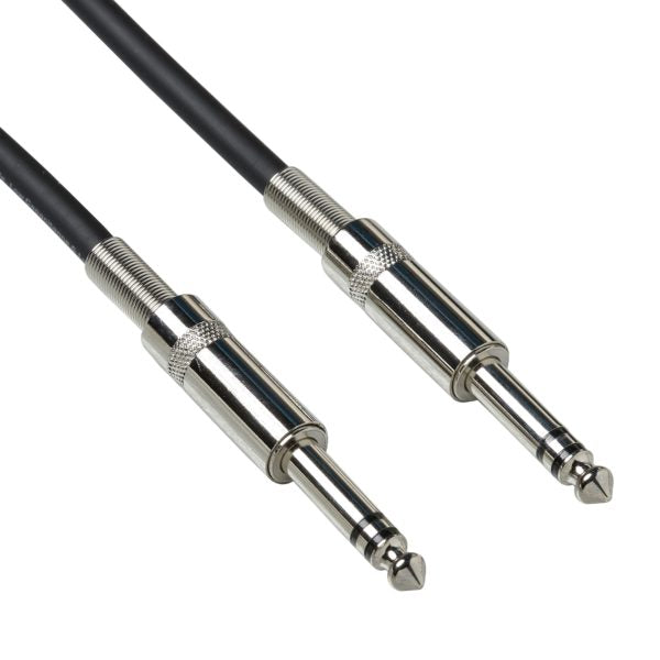 bespeco Basic Series, BS500, Instrument Cable, 2x0.63mm Jack, 5m / 16.40ft., Black