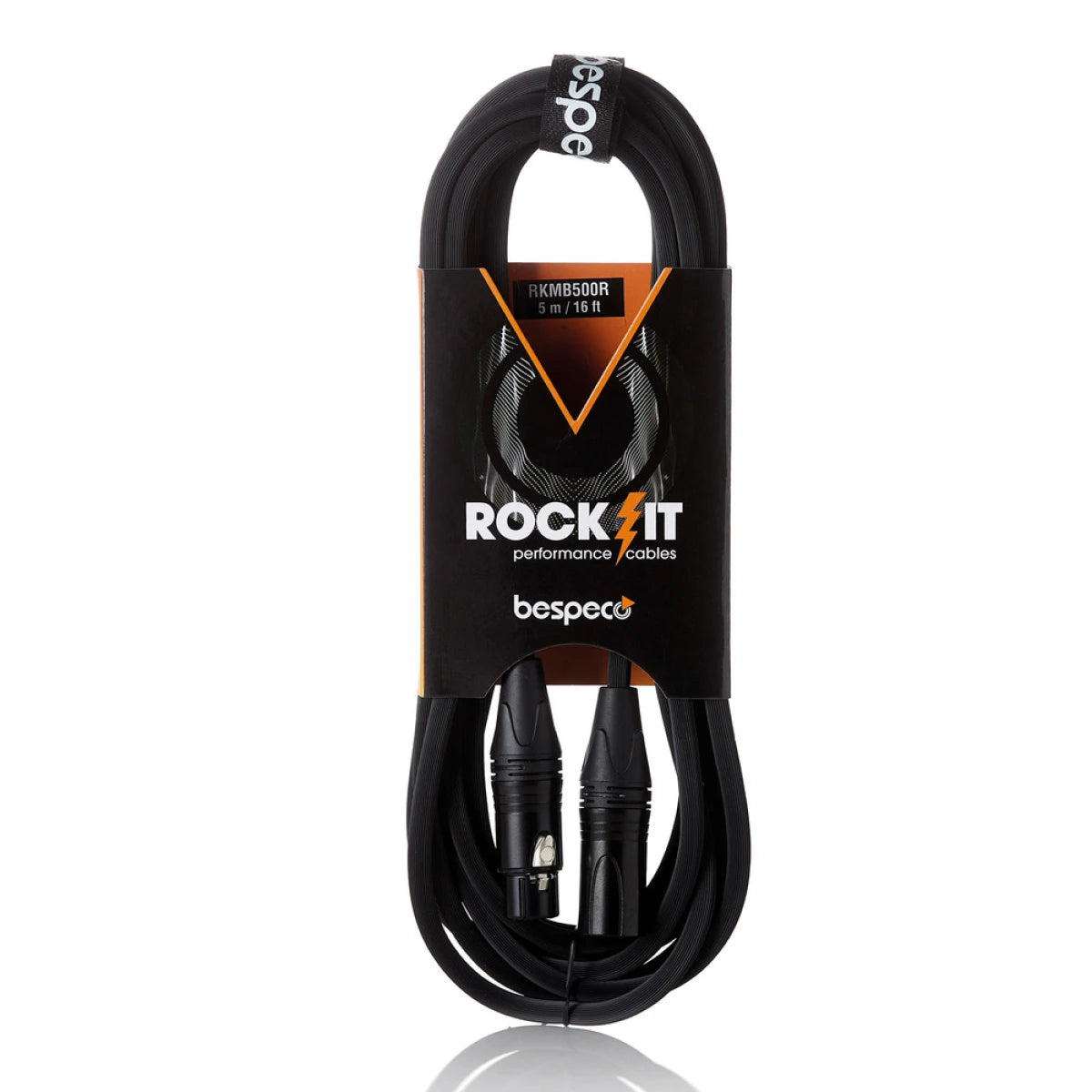 bespeco Rock IT Series, RKMB500R, Stripped Jacket, Microphone Cable, 4.5m / 15ft