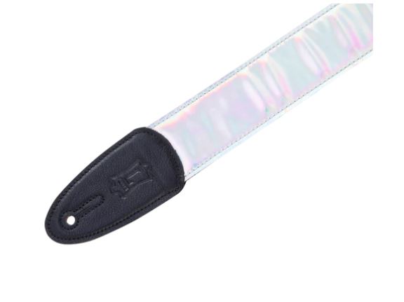 Levy's M7SC-SIL, Iridescent Guitar Strap, 2.0", Reflects Light/Changes Colour, Poly