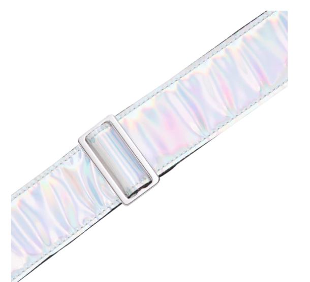 Levy's M7SC-SIL, Iridescent Guitar Strap, 2.0", Reflects Light/Changes Colour, Poly