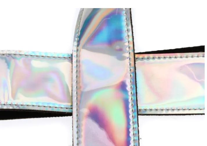 Levy's M7SC-SIL, Iridescent Guitar Strap, 2.0", Reflects Light/Changes Colour, Poly