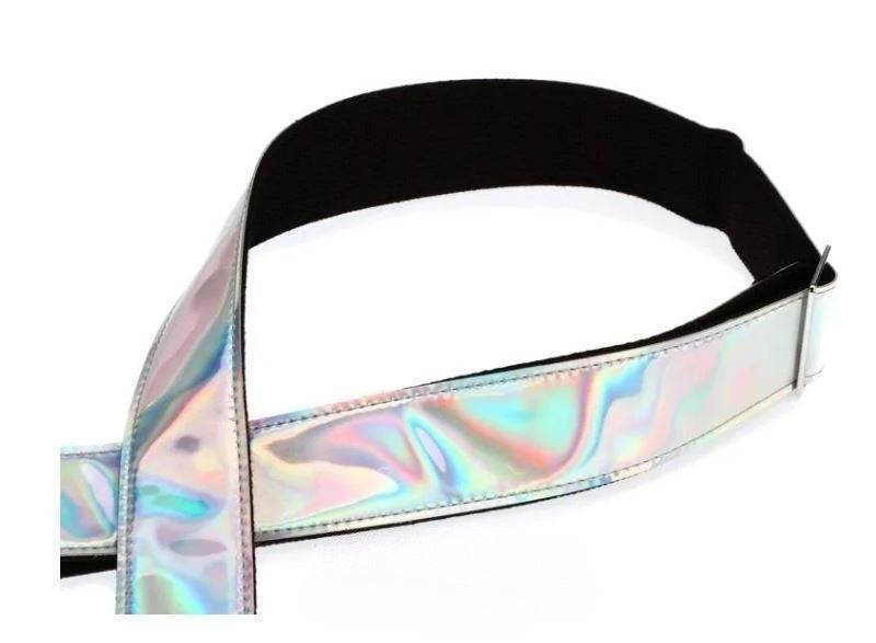 Levy's M7SC-SIL, Iridescent Guitar Strap, 2.0", Reflects Light/Changes Colour, Poly