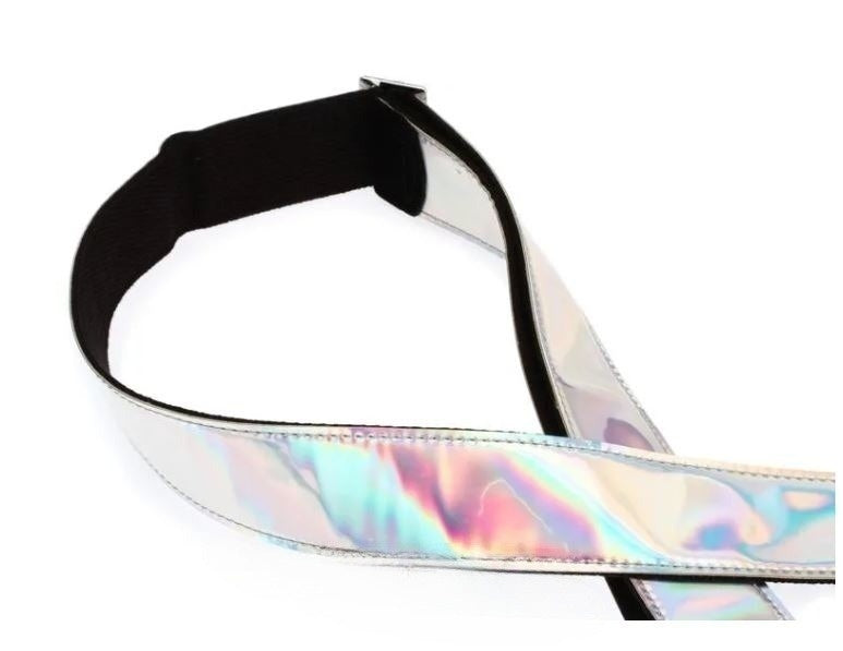 Levy's M7SC-SIL, Iridescent Guitar Strap, 2.0", Reflects Light/Changes Colour, Poly