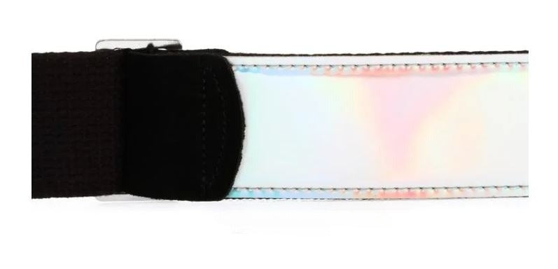 Levy's M7SC-SIL, Iridescent Guitar Strap, 2.0", Reflects Light/Changes Colour, Poly