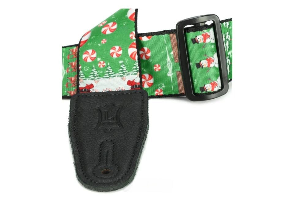 Levy's MP2C-002, Christmas Spirit, Snowmen, Guitar Strap, 2.0", adjust up to 65", Poly