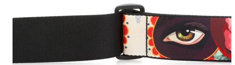 Levy's MP2CAL-002, Calica Serie, Guitar Strap, 2.0", Mexican Folk Art, Eyes, Poly