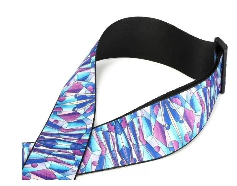 Levy's MP3SG-005. Kaleidoscope Stained Glass, Guitar Strap, 3.0", Polypropylene