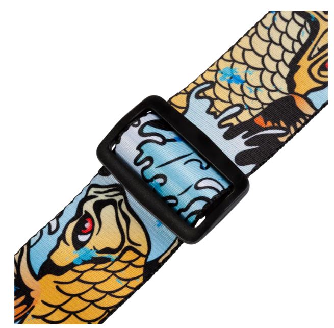 Levy's MPD2-009, Koi Fish Guitar Strap, 2.0", Poly