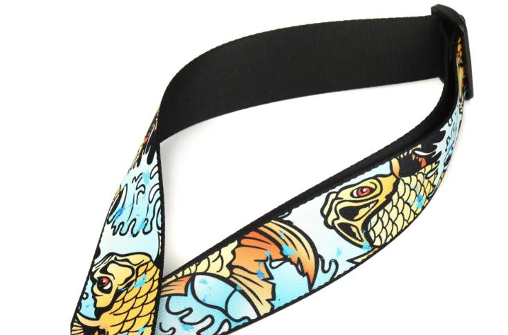 Levy's MPD2-009, Koi Fish Guitar Strap, 2.0", Poly