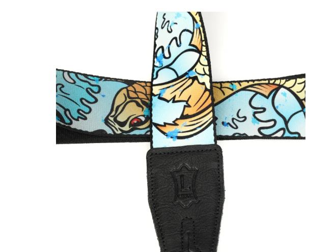 Levy's MPD2-009, Koi Fish Guitar Strap, 2.0", Poly