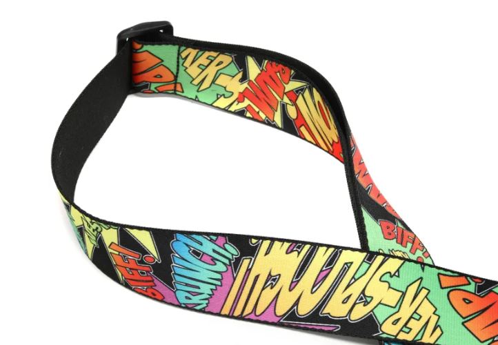 Levy's MPD2-036, Onomatopoeia Guitar Strap, 2.0", Poly