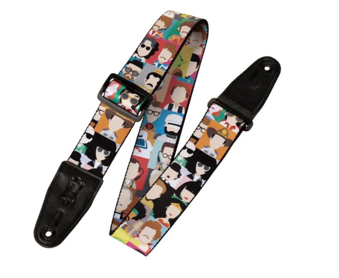 Levy's MPD2-104, Pop Art Guitar Strap, 2.0", Poly