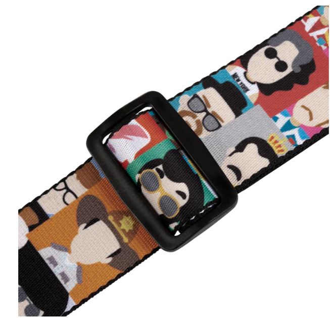 Levy's MPD2-104, Pop Art Guitar Strap, 2.0", Poly