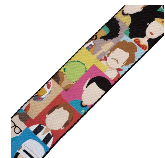 Levy's MPD2-104, Pop Art Guitar Strap, 2.0", Poly