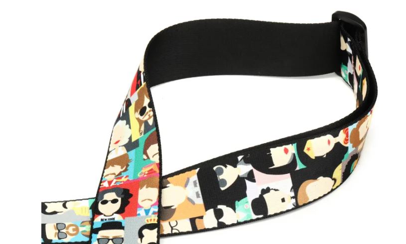 Levy's MPD2-104, Pop Art Guitar Strap, 2.0", Poly