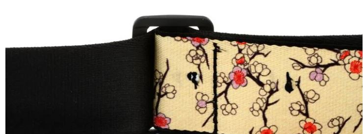 Levy's MP2D2-115, Cherry Tree Japanese Art, Guitar Strap, 2.0", Poly