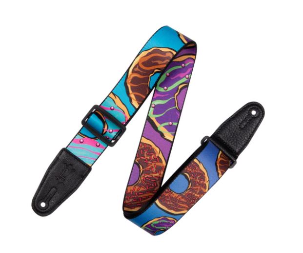 Levy's MPD2-120, Donuts Art, Guitar Strap, 2.0", Poly