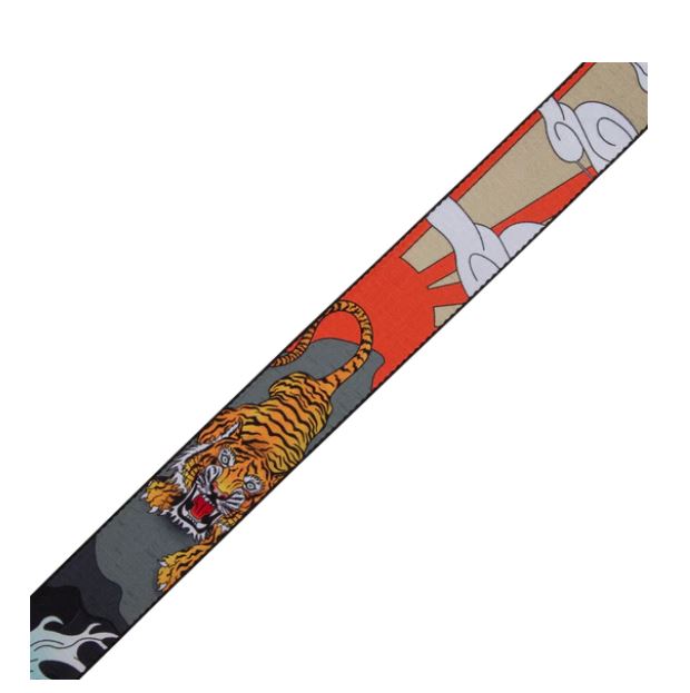 Levy's MPD2-124, Tiger Japanese Art Guitar Strap, 2.0", Poly