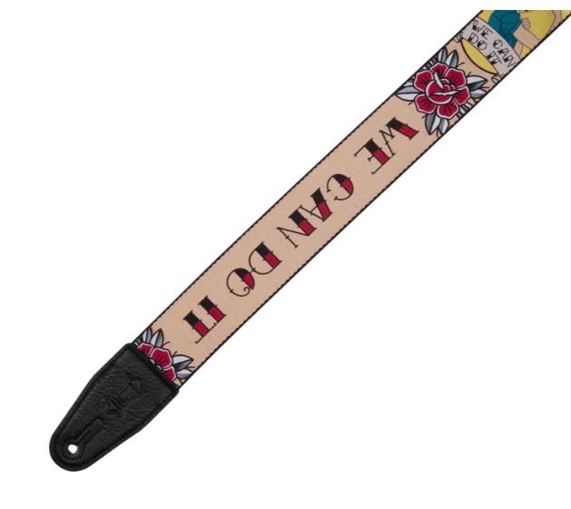 Levy's MPD2-125, Rosie the Riveter, Guitar Strap, 2.0", Poly