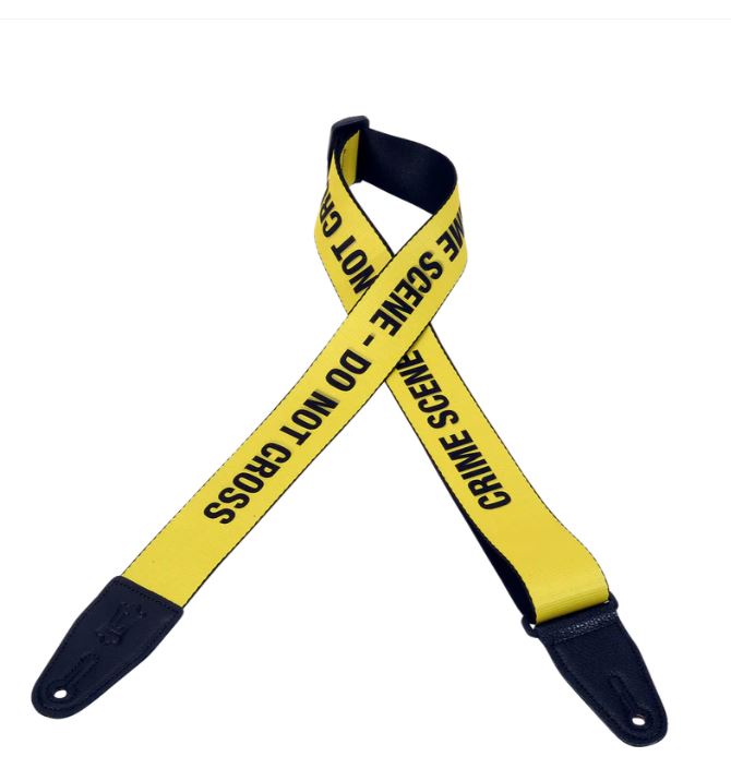 Levy's MPS2-006, Crime Scene Guitar Strap, 2.0", Poly