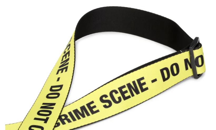 Levy's MPS2-006, Crime Scene Guitar Strap, 2.0", Poly