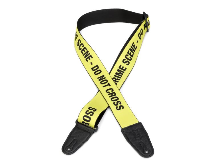 Levy's MPS2-006, Crime Scene Guitar Strap, 2.0", Poly