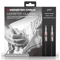 Monster® Prolink Classic600496-00,  Instrument Cable, Straight-to-Straight, 21ft., Black