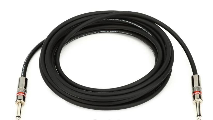 Monster® Prolink Classic600496-00,  Instrument Cable, Straight-to-Straight, 21ft., Black