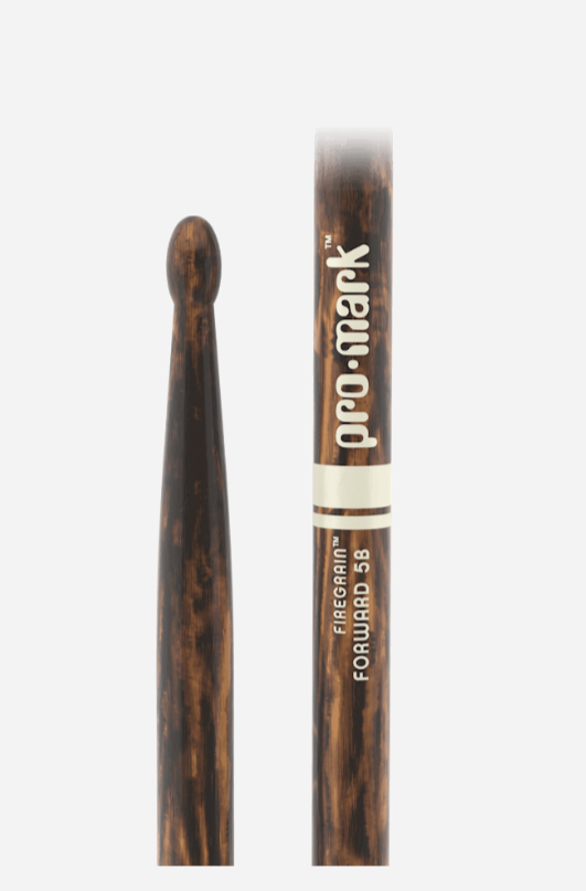 Promark Classic 5B, TX5BW-FG, Firegrain Drum Sticks. Hickory, Made in Texas