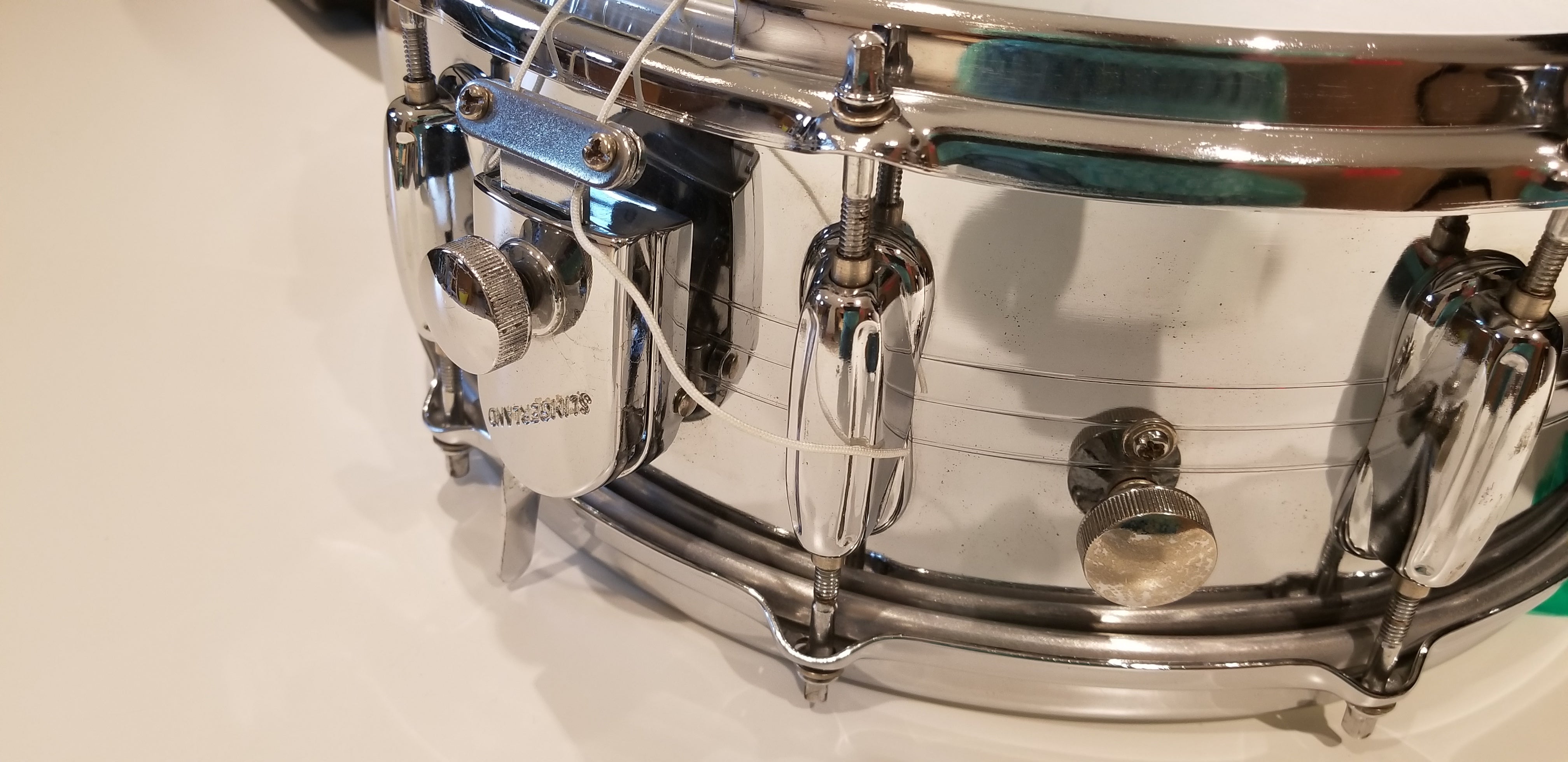 Slingerland Aluminum Acoustic Snare, 5"x14", Circa 1970s, 8 lugs, Used great condition