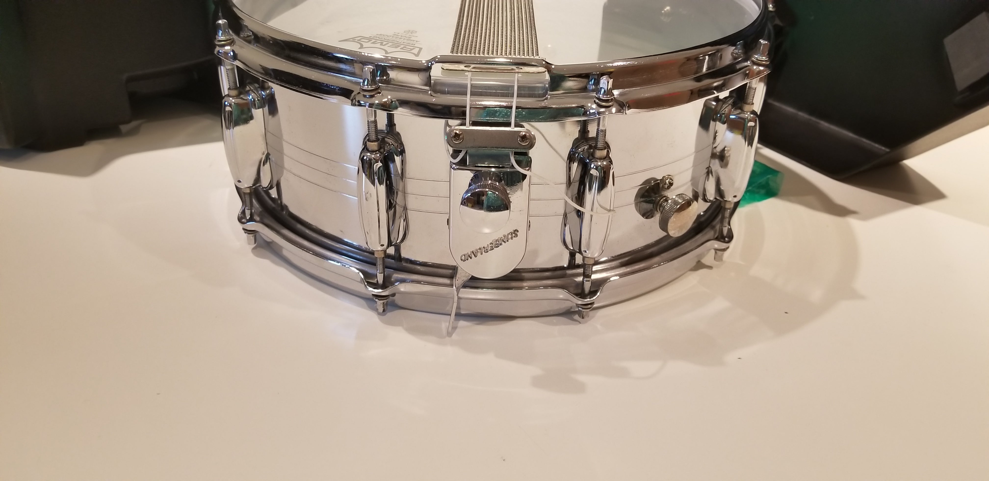 Slingerland Aluminum Acoustic Snare, 5"x14", Circa 1970s, 8 lugs, Used great condition