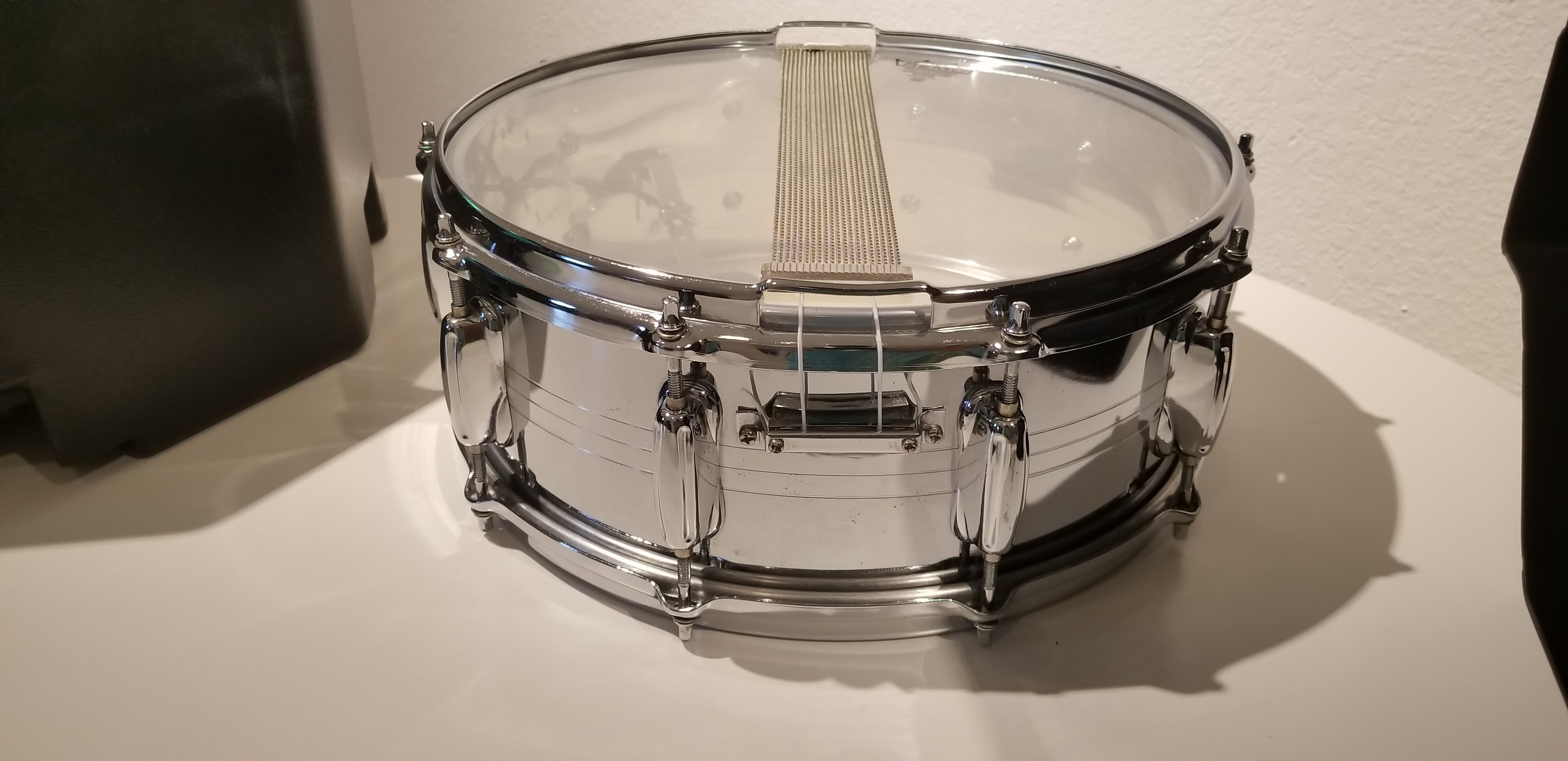 Slingerland Aluminum Acoustic Snare, 5"x14", Circa 1970s, 8 lugs, Used great condition