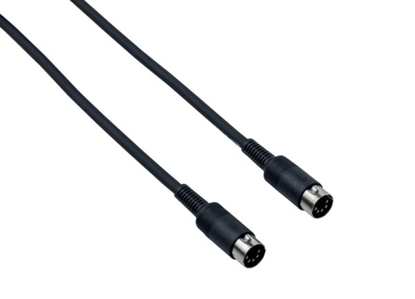 bespeco Special Series, CM300P, MIDI Cable, with DIN 5 poles (3 Wired), 3m/9.84ft., Black