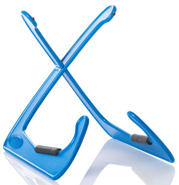 bespeco XANADUB, Blue ABS Guitar Stand, Made in Italy, Italian Design Shock Resistant (Copy)