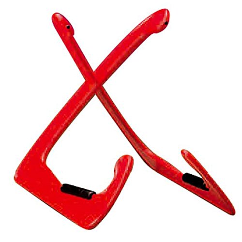 bespeco XANADUR, Red ABS Guitar Stand, Made in Italy, Italian Design Shock Resistant