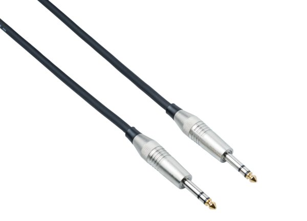 bespeco Easy Series, XCS600, Instrument Cable, 2 TRS Jacks,6.3mm, Shielded, 6m/19.6ft Length, Black