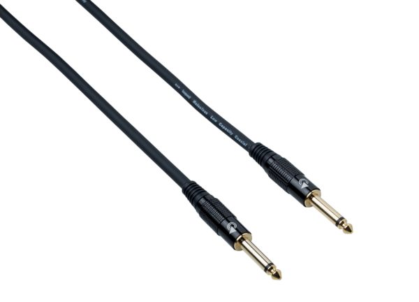 bespeco Eagle Pro Series, EAJJ600, Instrument Cable, Straight to Straight Angle, w/0.63mm Silent Jack, 6m/19.6ft.