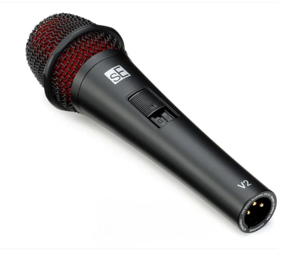 sE Electronics V2 Switch XLR, Cardioid Dynamic Handheld Microphone