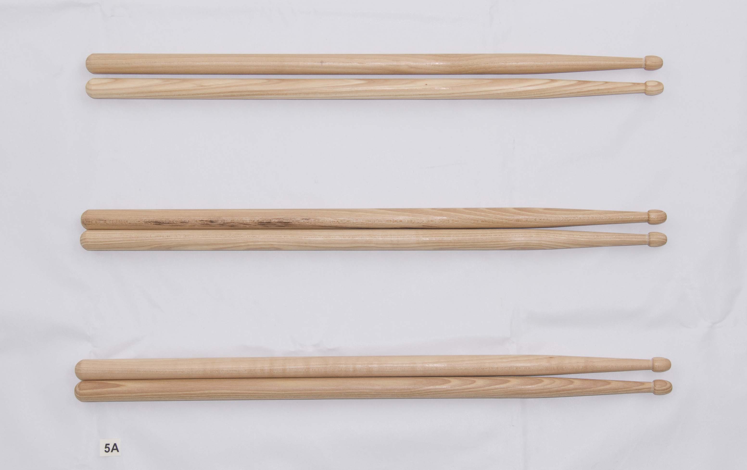 Unbranded 5A Drum Sticks, American Hickory, Wood Tip