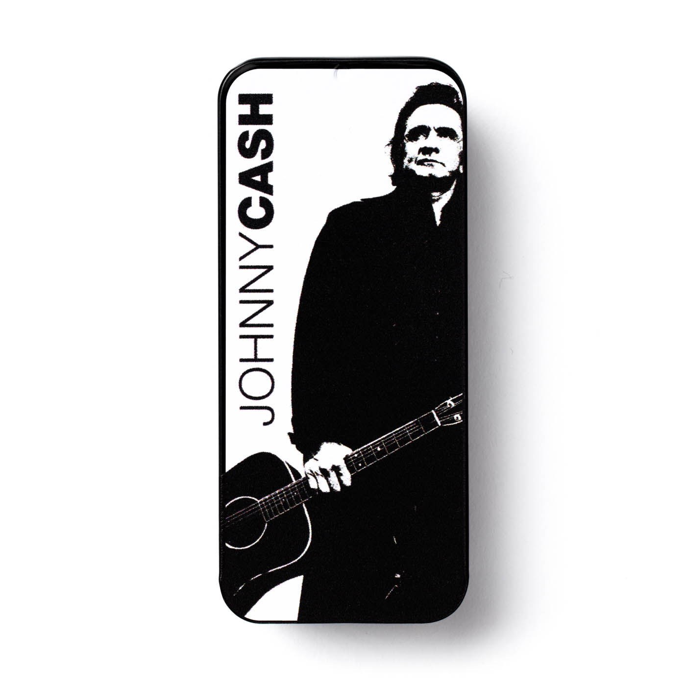 Dunlop Artist Johnny Cash Pick Tin, w/6 Heavy Gauge Pick