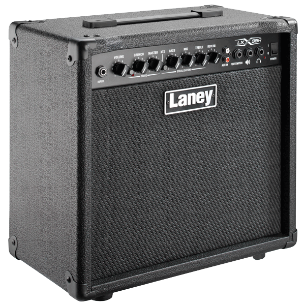 Laney UK  LX35R 35W,Twin Channel AMP 3EQ Band On-board Reverb. Solid State Amp.