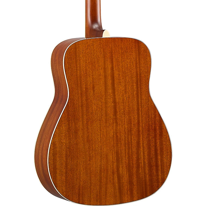 Yamaha FG-TA TransAcoustic Dreadnought, Solid Spruce Top, Mahogany Back & Sides,  Brown Sunburst