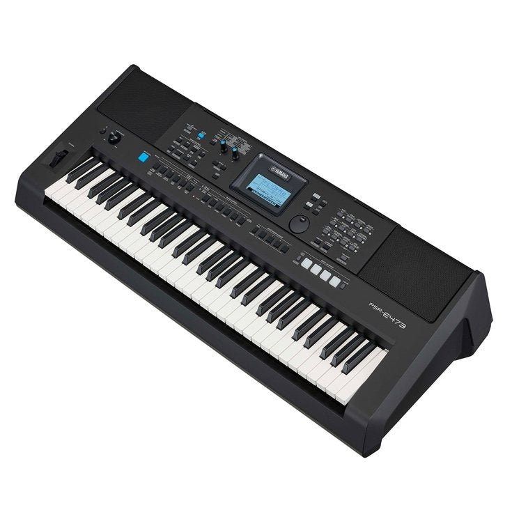 Yamaha PSR-E473, 61-Key Portable Keyboard Power Supply Included