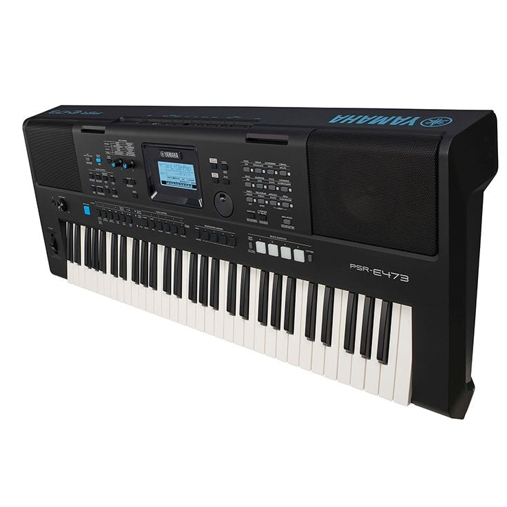 Yamaha PSR-E473, 61-Key Portable Keyboard Power Supply Included